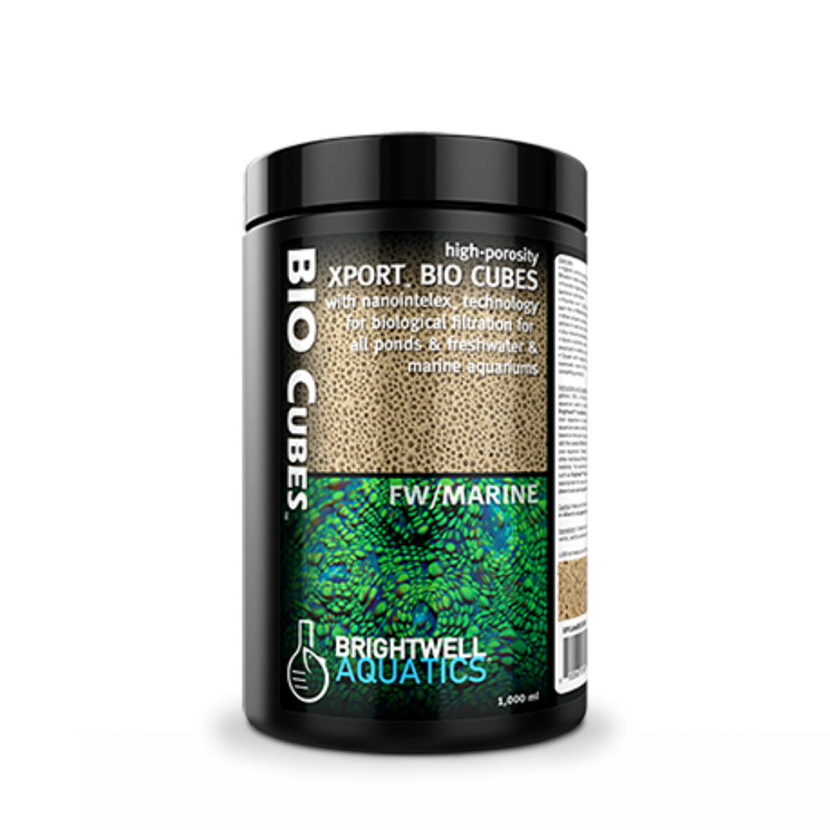 Brightwell Xport BIO Cubes Ultra-Porous Biological Filtration Media (1000ml)