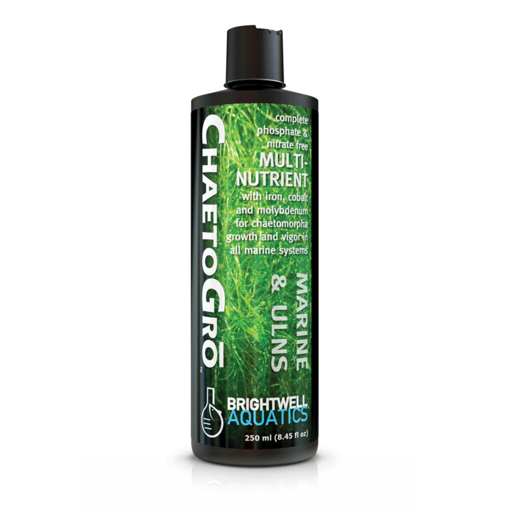 Brightwell Chaeto GRO macroalgae nutrient supplement for reef refugium systems